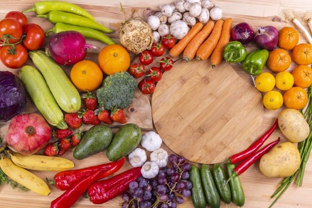 Export-grade crates of freshly harvested produce